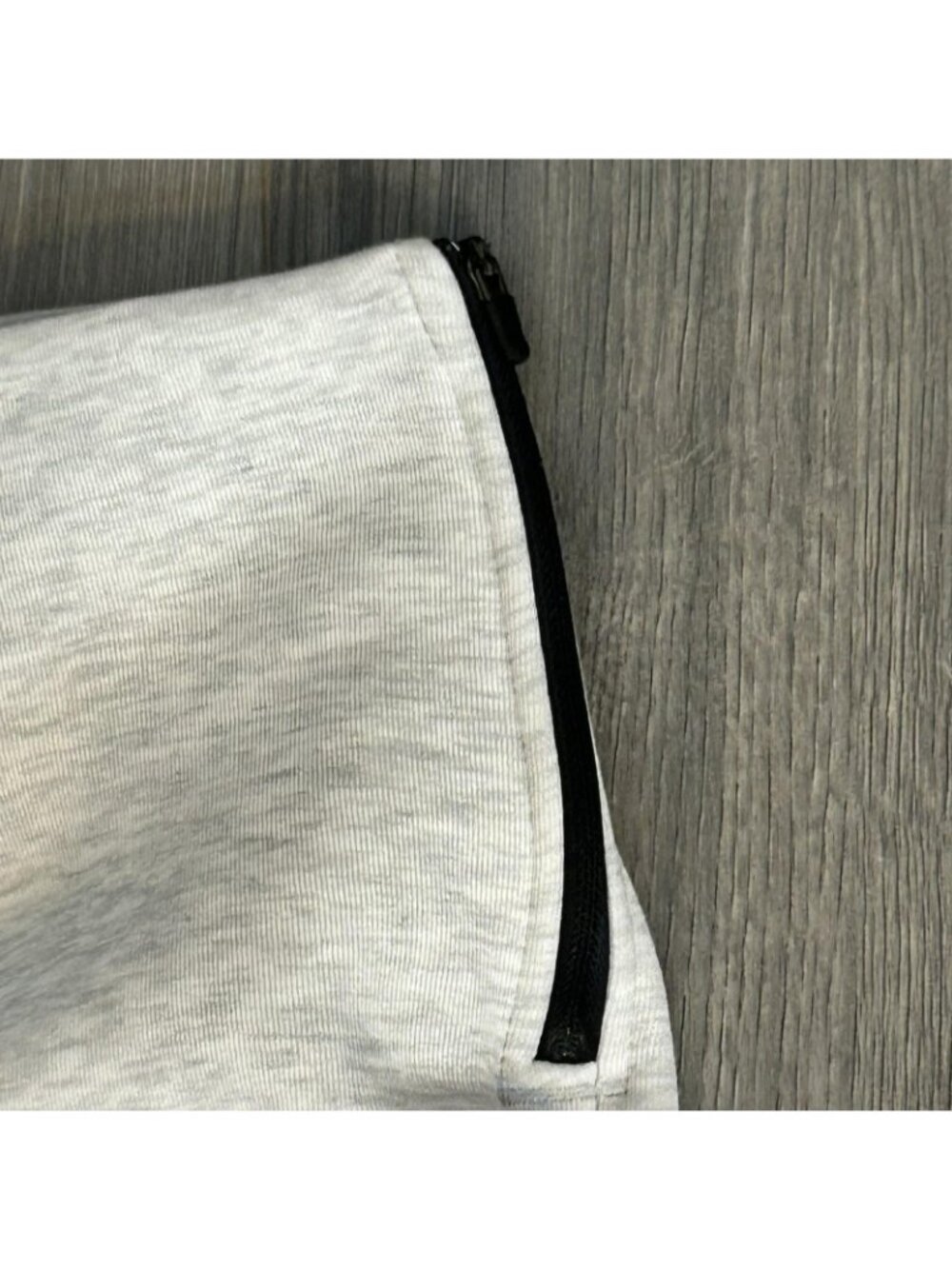 Nike Sweatpants Womens XL Gray Wide Leg Knit Baggy Lounge Pleated Tech Fleece - Picture 4 of 14